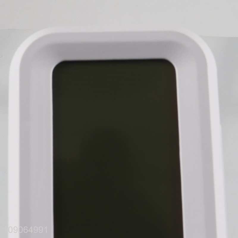 Yiwu market optically controlled liquid crystal device alarm clock table clock