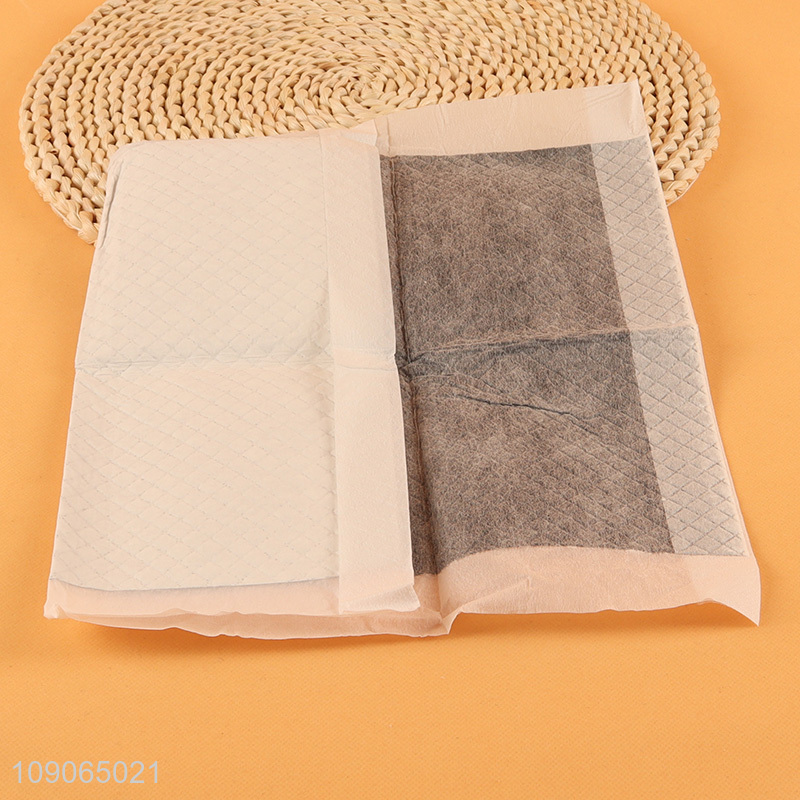 Hot selling 100pcs disposable bamboo charcoal pet pee pad for training