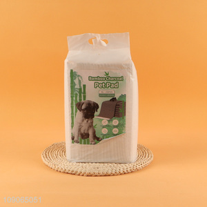 Best selling disposable 20pcs bamboo charcoal pet pee pad wholesale