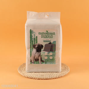 Top products 40pcs disposable pet training supplies bamboo charcoal pet pee pad