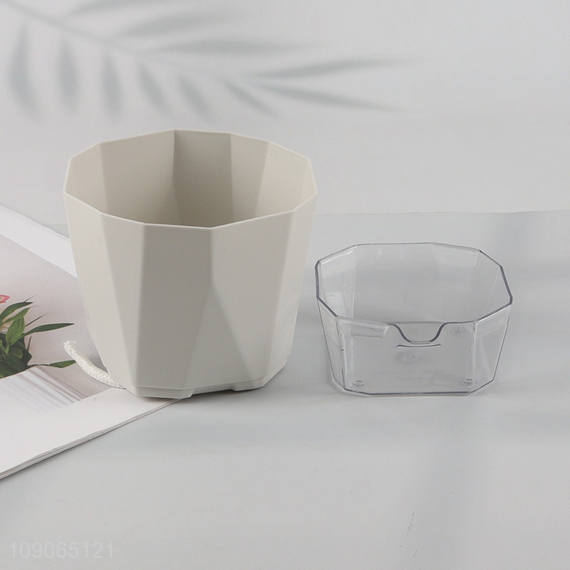 Top products home decor automatic water absorbing flower pot for sale