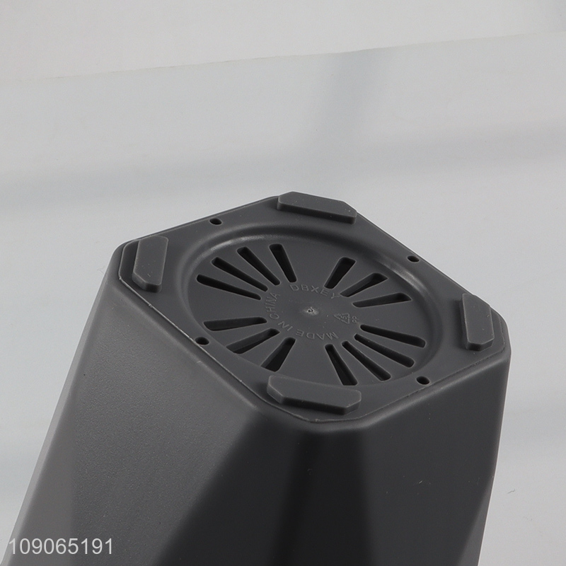 China products multicolor garden decoration home plastic flower pot with tray