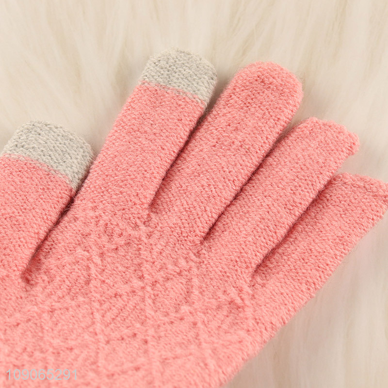 Factory Price Kids Winter Gloves Touch Screen Gloves Texting Gloves