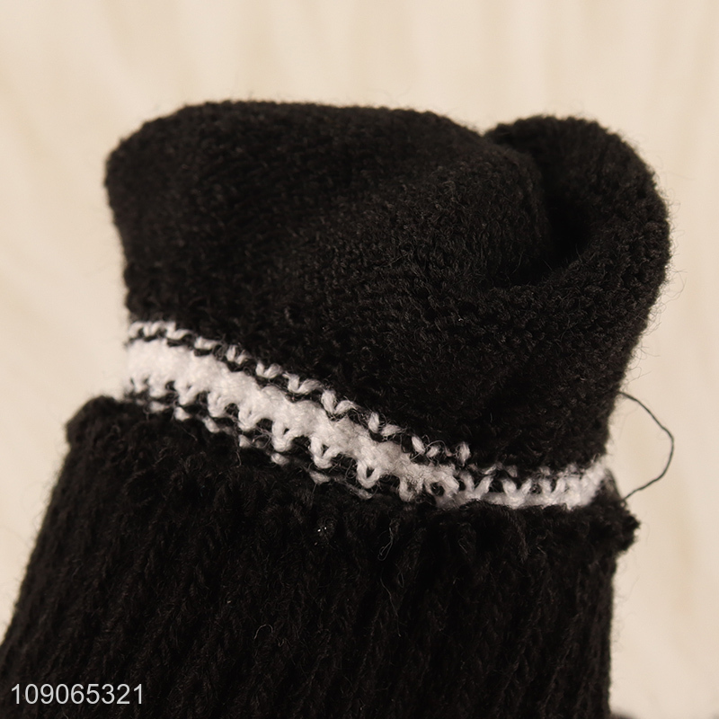 Hot Sale Kids Winter Gloves Stretchy Knit Gloves for Running Cycling