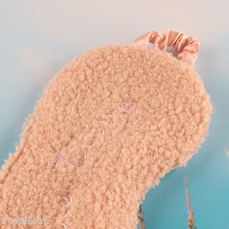 High Quality Sleeping Eye Mask Blindfold Soft Eye Cover with Adjustable Strap