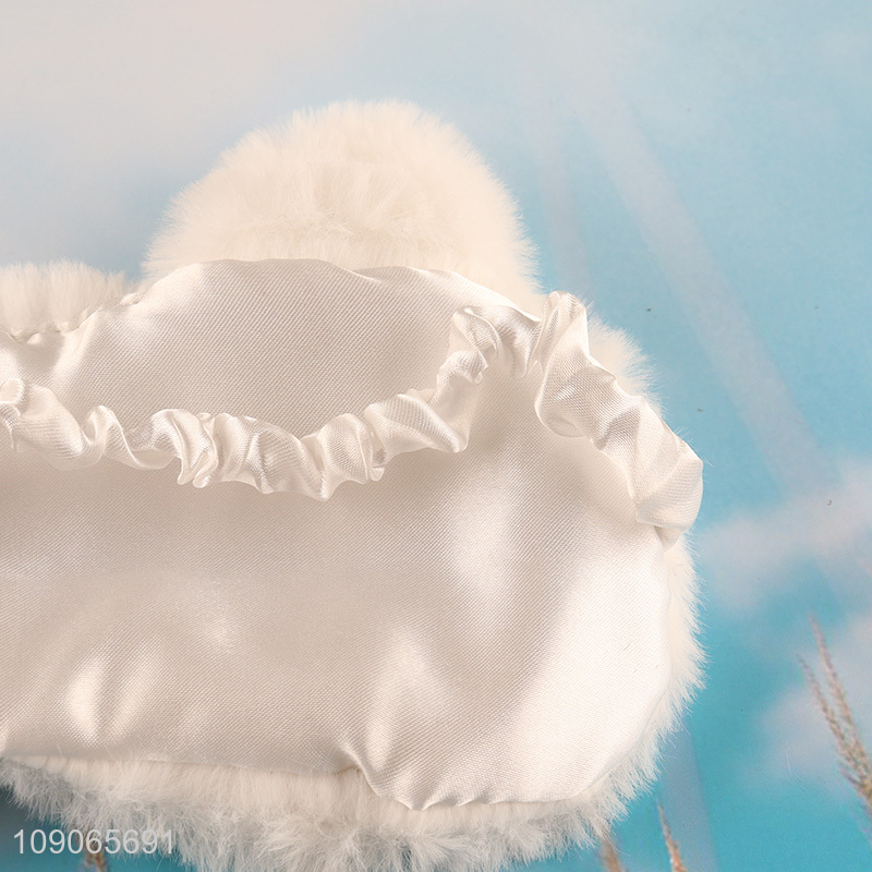 High Quality Cute Cartoon Sleeping Mask Plush Blindfold for Adults Kids