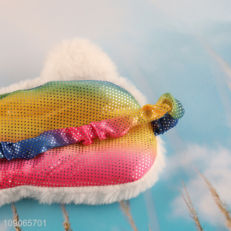 Good Quality Cartoon Sleeping Eye Mask Soft Blindfold Travel Eye Mask