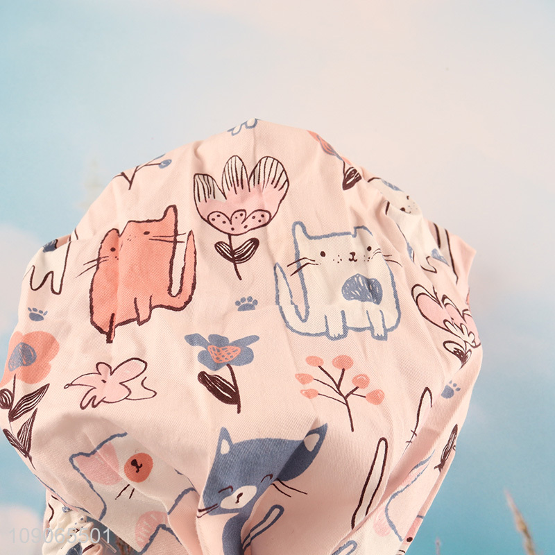 High Quality Cute Cartoon Printed Headbands Soft Turban Head Wraps