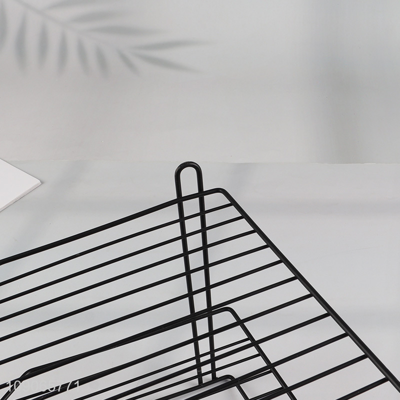 New arrival double-layer home kitchen counter corner shelf organizer