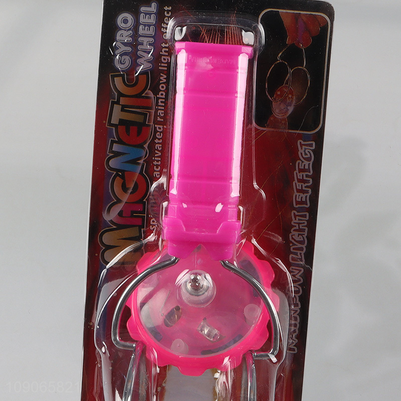 Good price led laser light magic gyro wheels fashing spinning toy