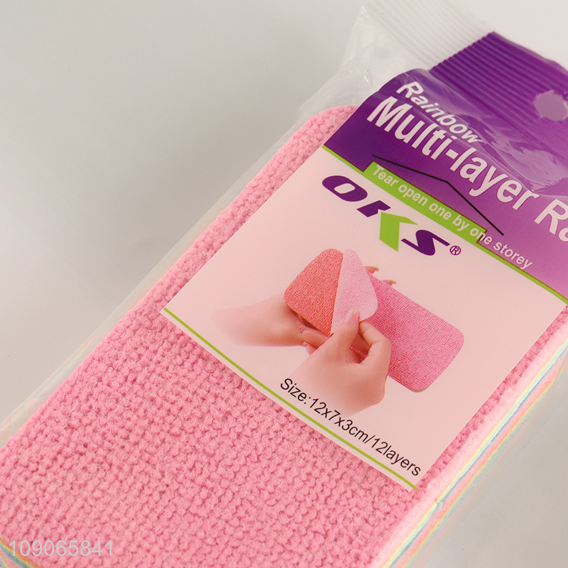 Good Quality Multiple Layers Reusable Rags Quick-Dry Microfiber Cleaning Cloths