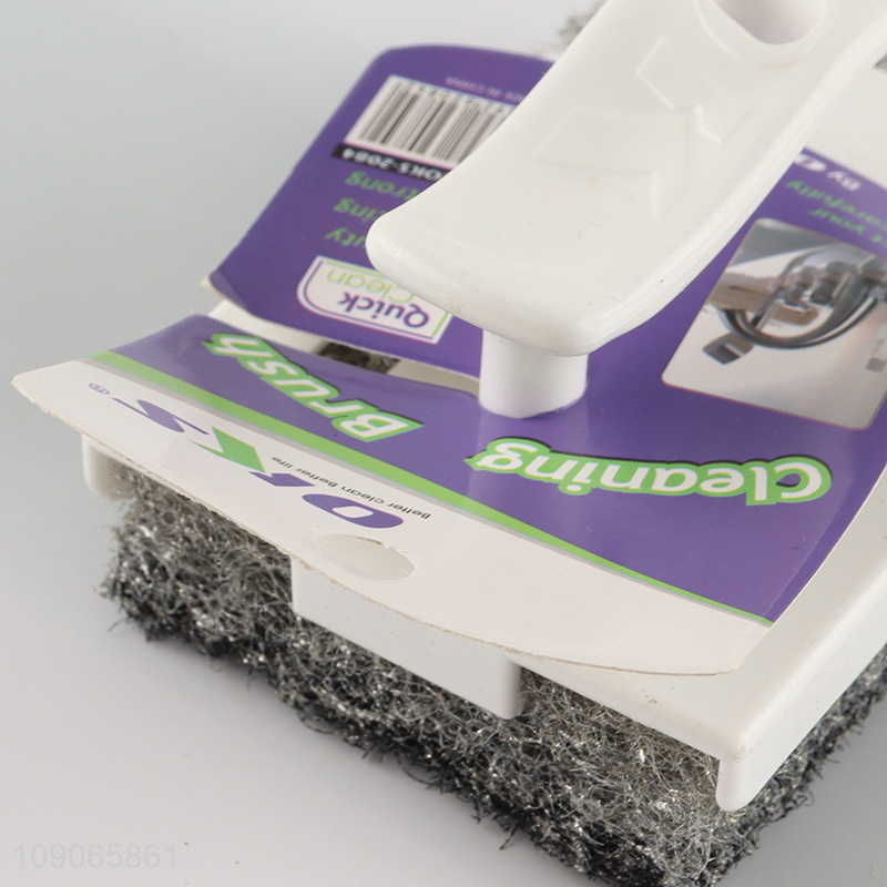 Online Wholesale Multi-Purpose Scrubbing Sponge Kitchen Cleaning Sponge with Handle