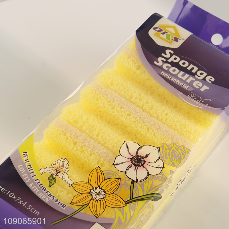 Good Quality 5PCS Heavy Duty Scrub Sponges Non-Scratch Cleaning Sponges