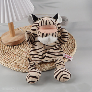 Best selling cartoon hand puppet toys plush finger toy for children