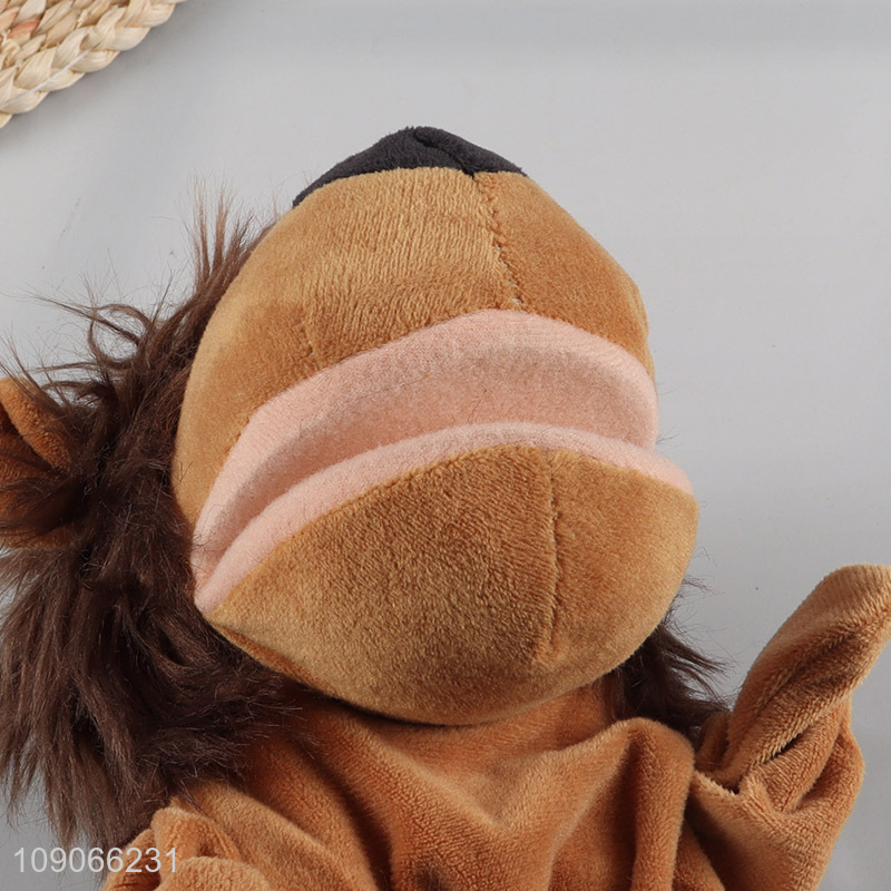 New arrival hand puppet toy ventriloquism animal glove doll for kids