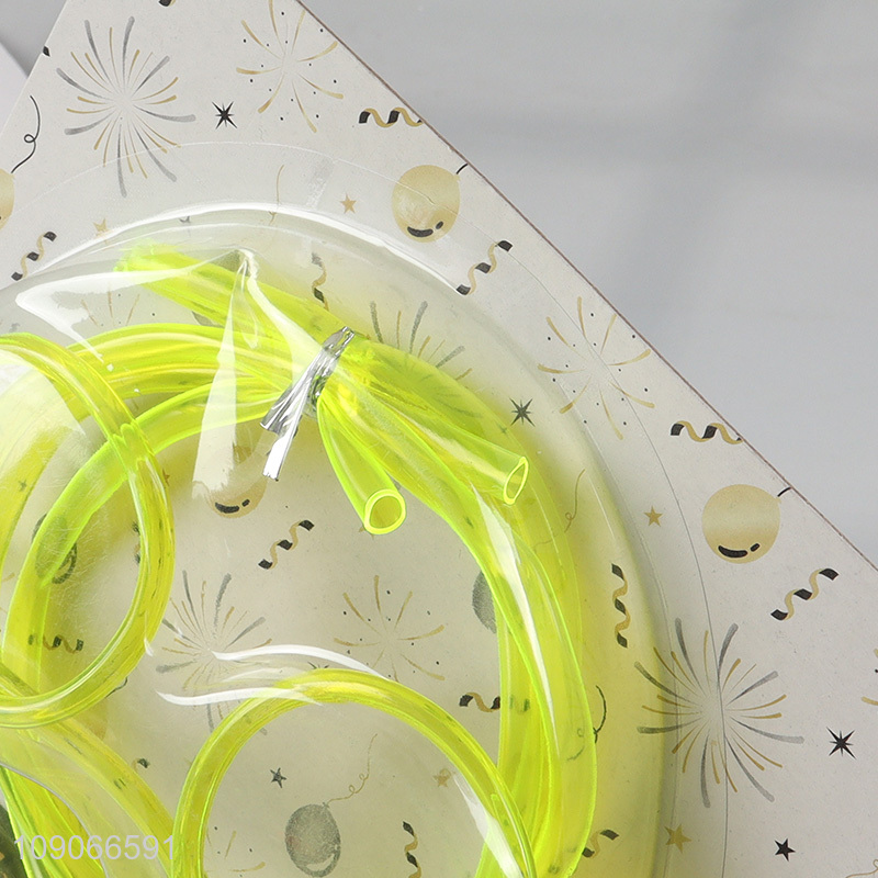 Top quality party supplies pvc disposable drinking straw for juice