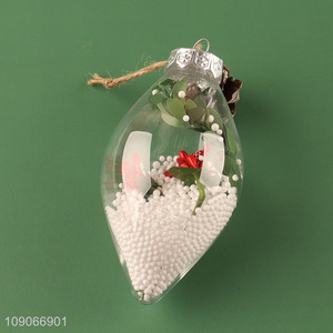 Factory Supply Christmas Tree Hanging Ornaments Light Bulb Ornaments