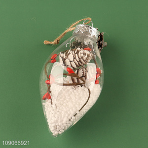 New Product Christmas Tree Hanging Ornaments Plastic Baubles for Home Decor