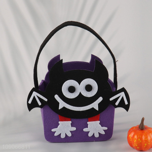 Factory Supply Halloween Felt Candy Bags Trick or Treat Gift Bags with Handle