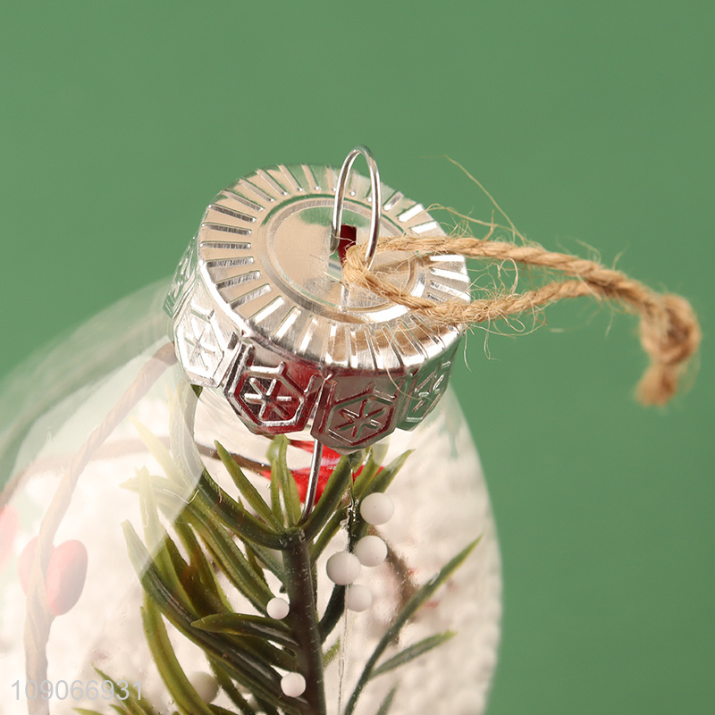 Factory Price Christmas Tree Hanging ornaments Clear Christmas Baubles