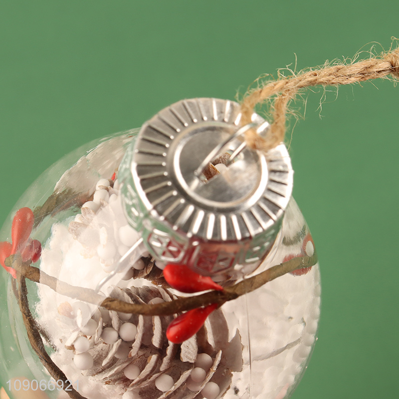 New Product Christmas Tree Hanging ornaments Plastic Baubles for Home Decor