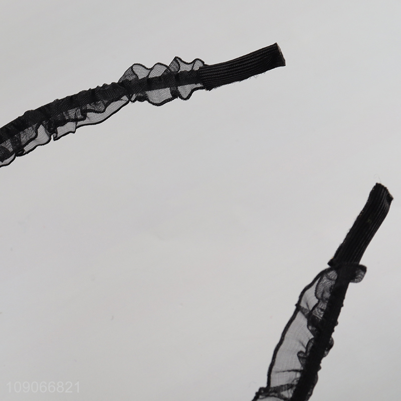 Good Quality Halloween Spider Web Headbands Halloween Hair Hoops