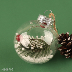 Hot Sale Christmas Tree Hanging Ornaments Christmas Bulb Ornaments