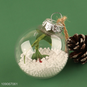 New Arrival Christmas Tree Hanging Ornaments Plastic Baubles for Home Decor