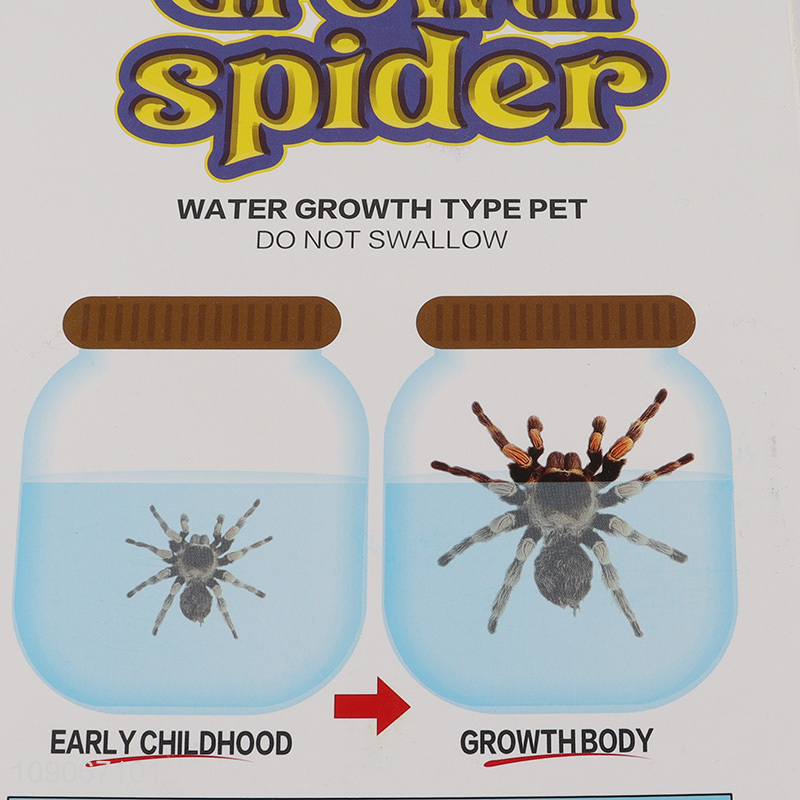China products spider series creative water growing toys for sale