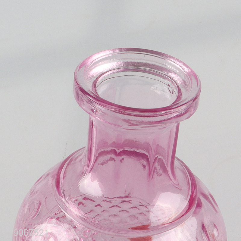 Top products clear glass bud vase flower vase for home office decor