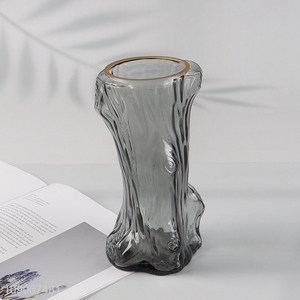 Yiwu market modern style glass bud vase flower vase for home decor
