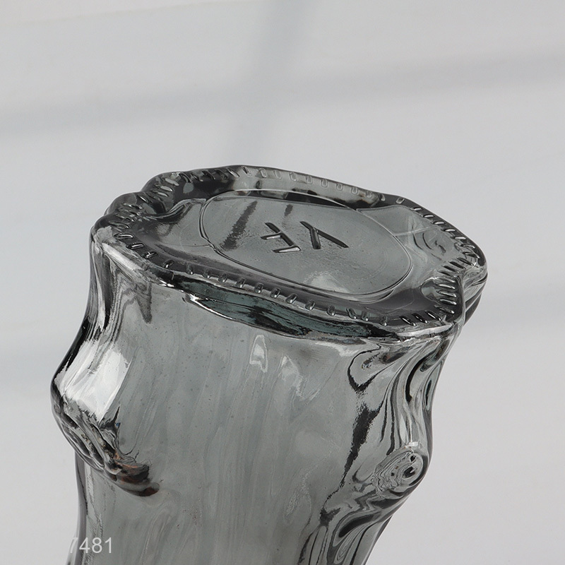 Yiwu market modern style glass bud vase flower vase for home decor