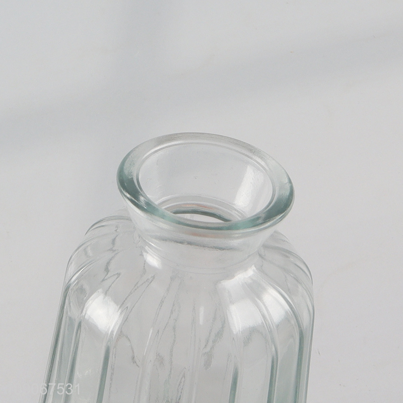 Top quality clear glass bud vase flower vase shelf decor table decor