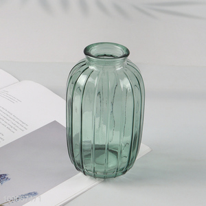Good quality home decor clear glass vase flower vase for sale