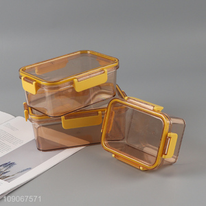 Yiwu market rectangle home kitchen food container plastic preservation box