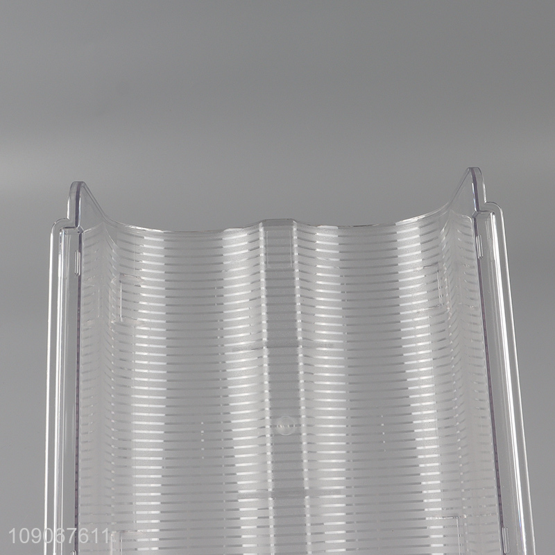 New arrival home bar clear plastic wine holder wine rack