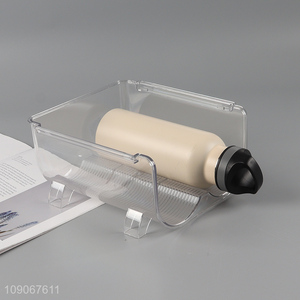 New arrival home bar clear plastic wine holder wine rack