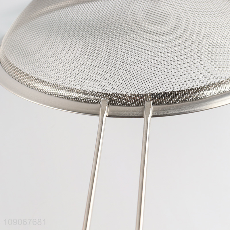Factory Price Fine Mesh Strainer Stainless Steel Sieve with Handle