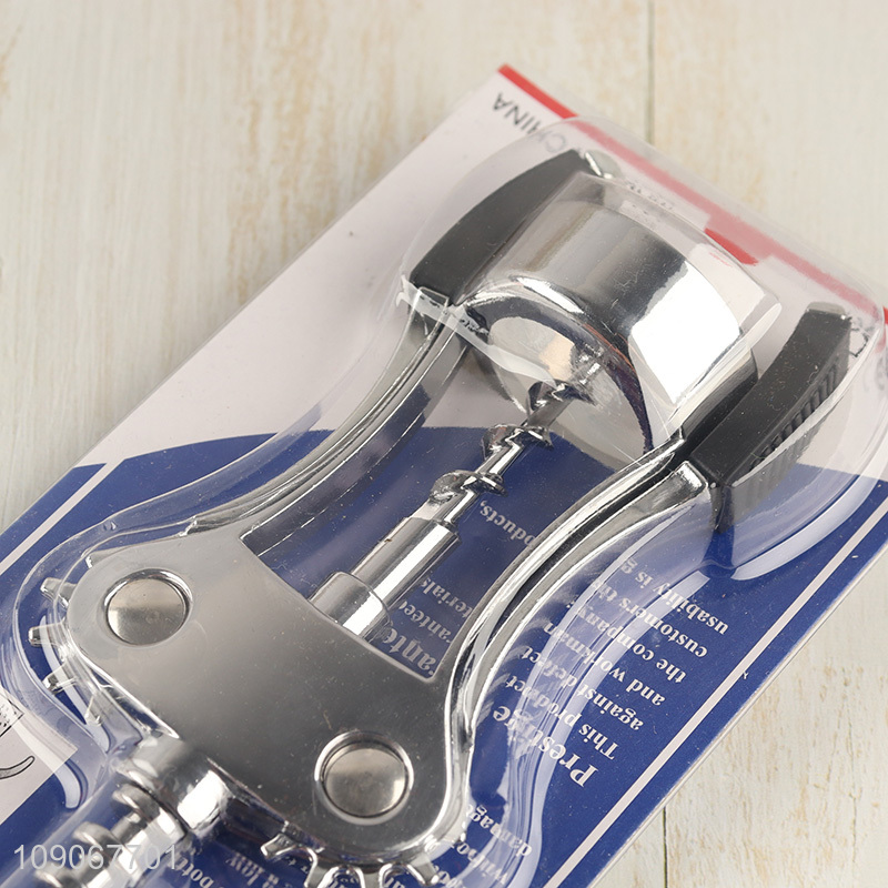 Online Wholesale Zinc Alloy Wine Bottle Opener Wing Corkscrew for Waiters