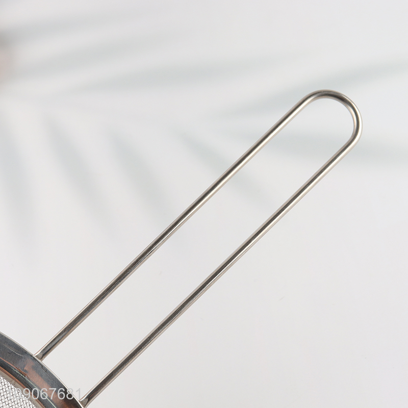 Factory Price Fine Mesh Strainer Stainless Steel Sieve with Handle
