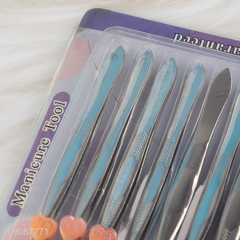 New Product 12PCS Stainless Steel Eyebrow Tweezers for Facial & Hair Removal