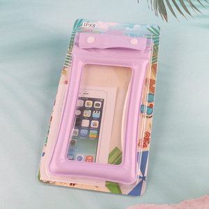 Wholesale Waterproof Phone Pouch Cell Phone Dry Bag for Surfing Kayaking