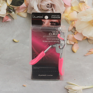 Wholesale Makeup Tools Stainless Steel Eyelash Curler with Ergonomic Handle