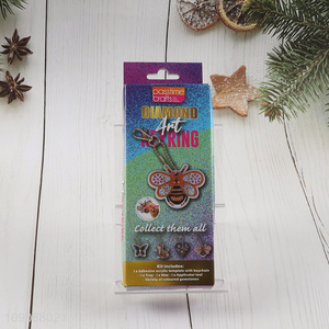 Good selling kids diy toys diamond keychain making toys wholesale