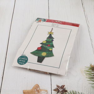 Yiwu market kids Christmas tree shape diy painting toys for sale