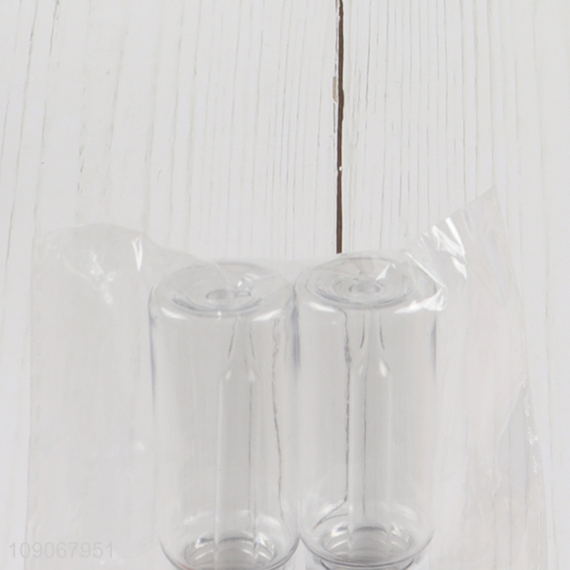 Hot products 2pcs clear 20ml portable essential oil glass empty bottle set