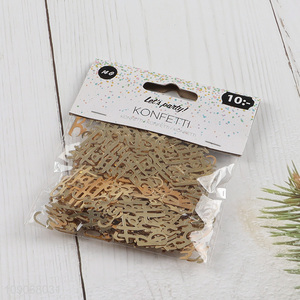 New arrival golden party decoration party confetti set for sale
