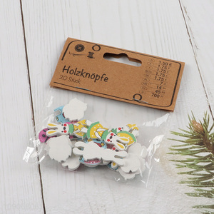 Hot items rabbit shape cartoon diy button kits for kids