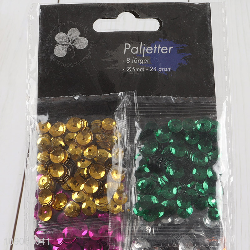 Top products multicolor diy sequin set for garment accessories