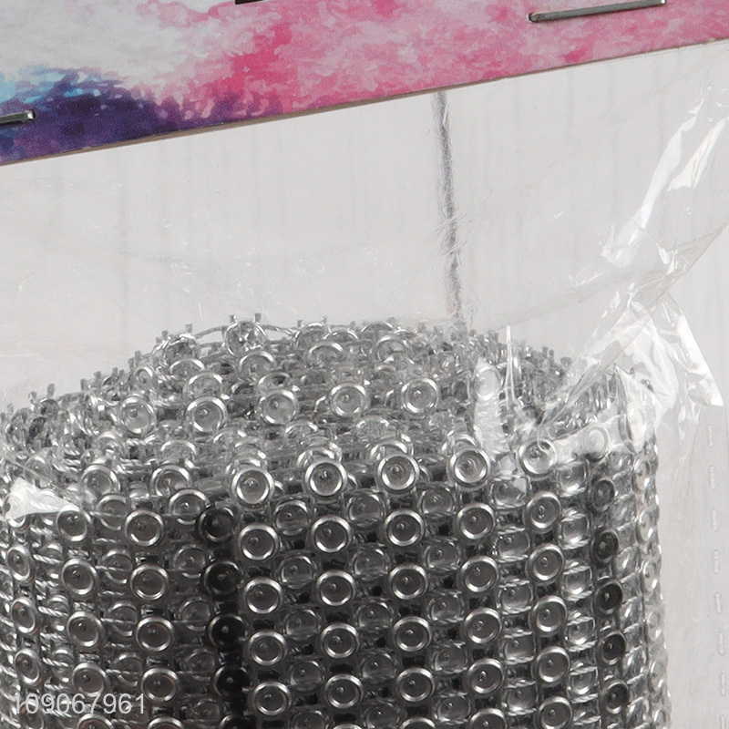 Hot items 2m shiny sparkling beaded pearl roll wrap roll for sale